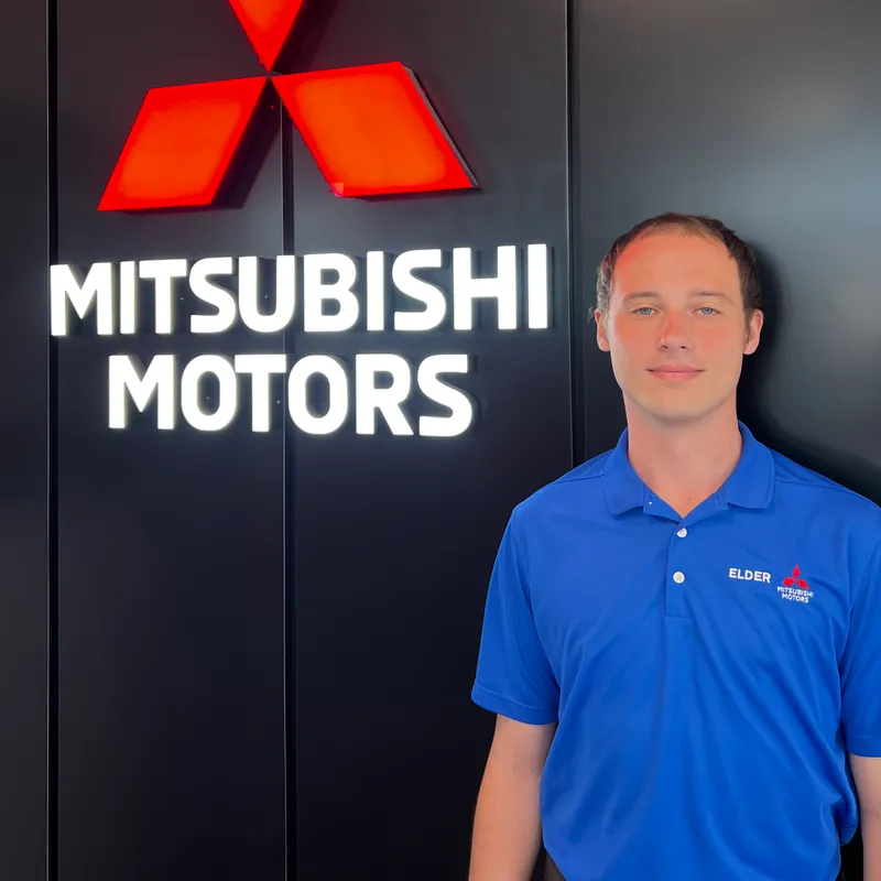 Contact Caleb Cook at Elder Mitsubishi